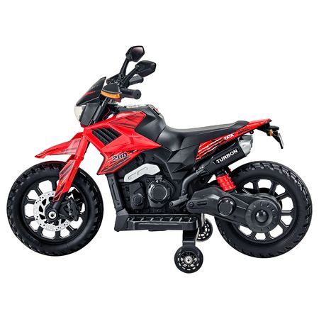 Kids Ride On Motorcycle, 12V Battery Powered Electric Motorcycle with Speed Up to 3mph, Detachable Training Wheels, Headlight, LED Light, Music, Bluetooth, Gift for Children Boys Girls Aged 3-4