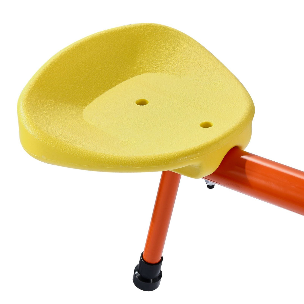 Kids Seesaw, 100 lbs Load Capacity per Seat, Sit and Spin Teeter Totter with 3-prong Support Legs, Kids Outdoor Playground Equipment, Swiveling 360 Degrees Rotating for Children Aged 3+