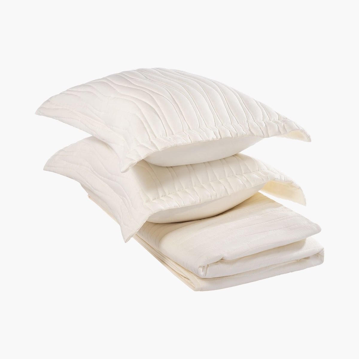 King Quilt Set, 3-Piece Lightweight Comforter, Microfiber King Size Bedding Set, Beige Bedspreads with 1 Quilt and 2 Pillow Shams, Lightweight Bedspread Coverlet Bedding Set, for All Season