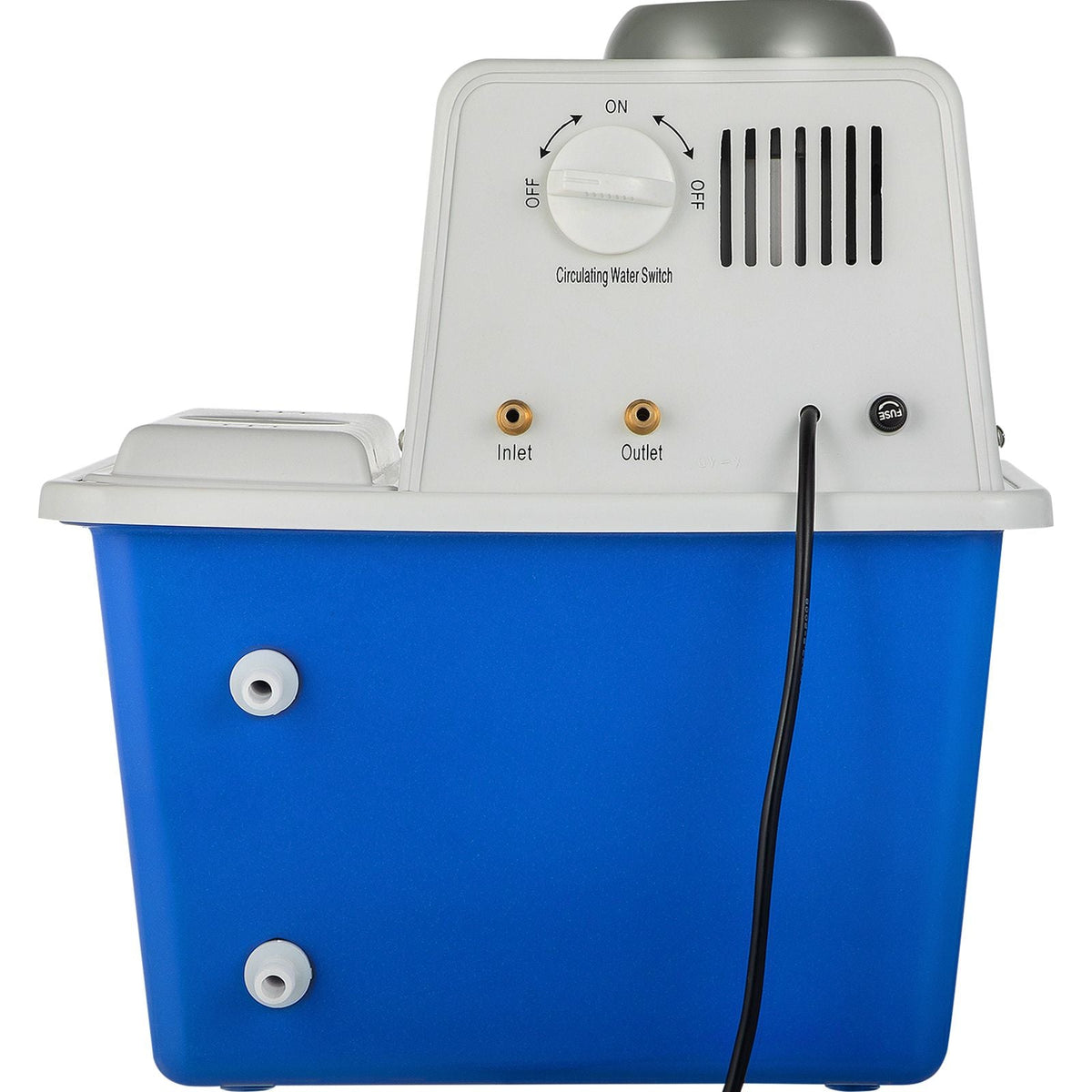 Lab Multi-Purpose Water Circulating Vacuum Pump,15L, with 2 Off-Gas Taps,Stainless Vacuum Pump 180W 110V,Anti-Corrosion Pump Lab Chemistry Equipment