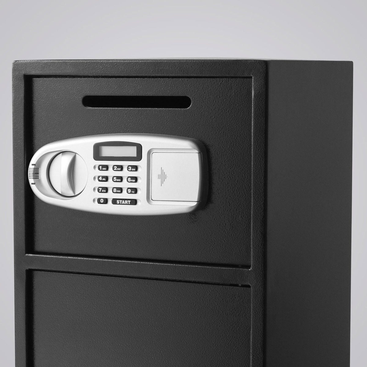 Large Double Door Security Safe Box 2.6 Cubic Feet Steel Safe Box Strong Box with Digital Lock for Money Gun Jewelry Black