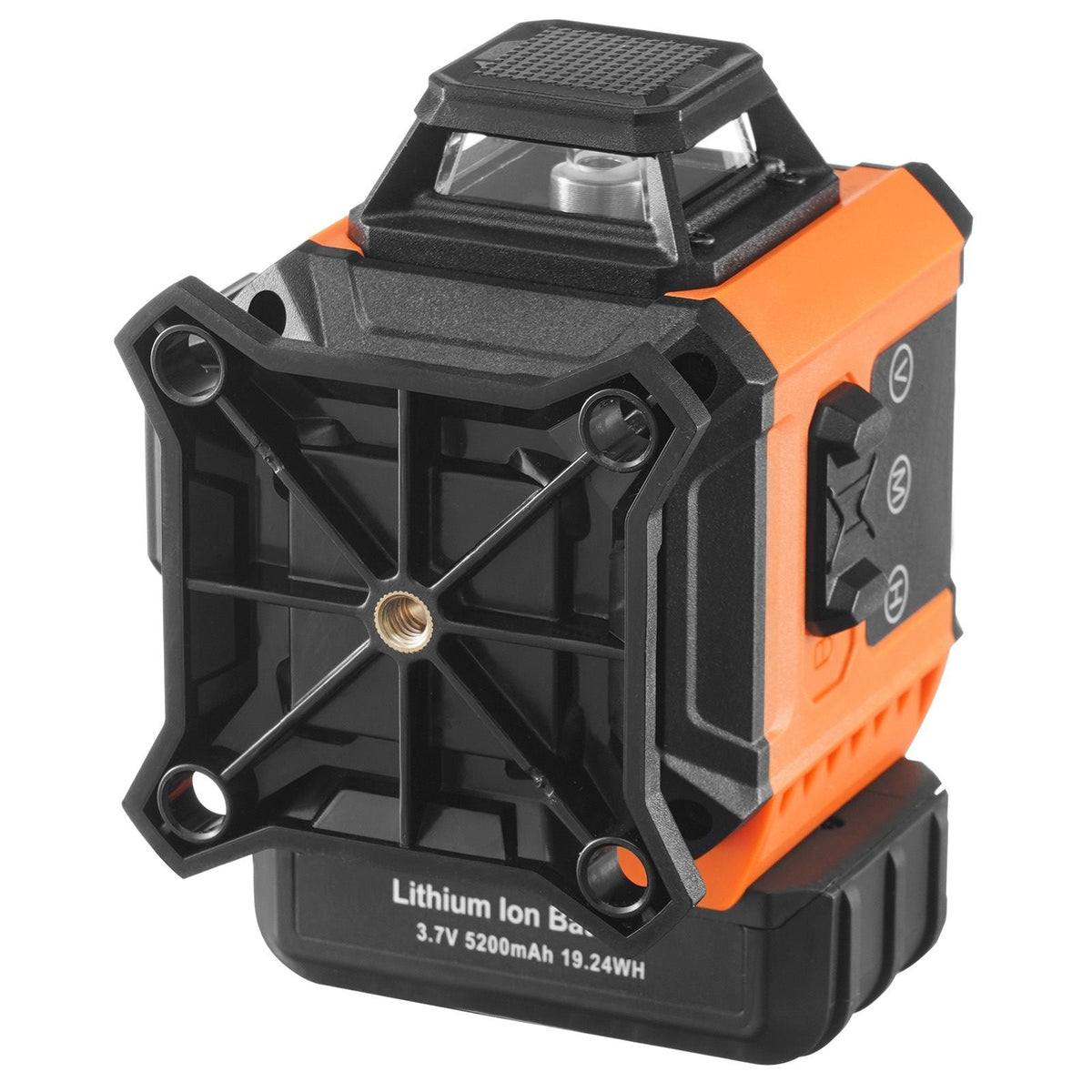 Laser Level, 100ft, Self Leveling Manual Green 4 x 360° Cross 16 Line Laser, IP54 Waterproof Remote Control Manual Self-leveling Mode & 5h Continuous Working Time Line Laser, Battery Include