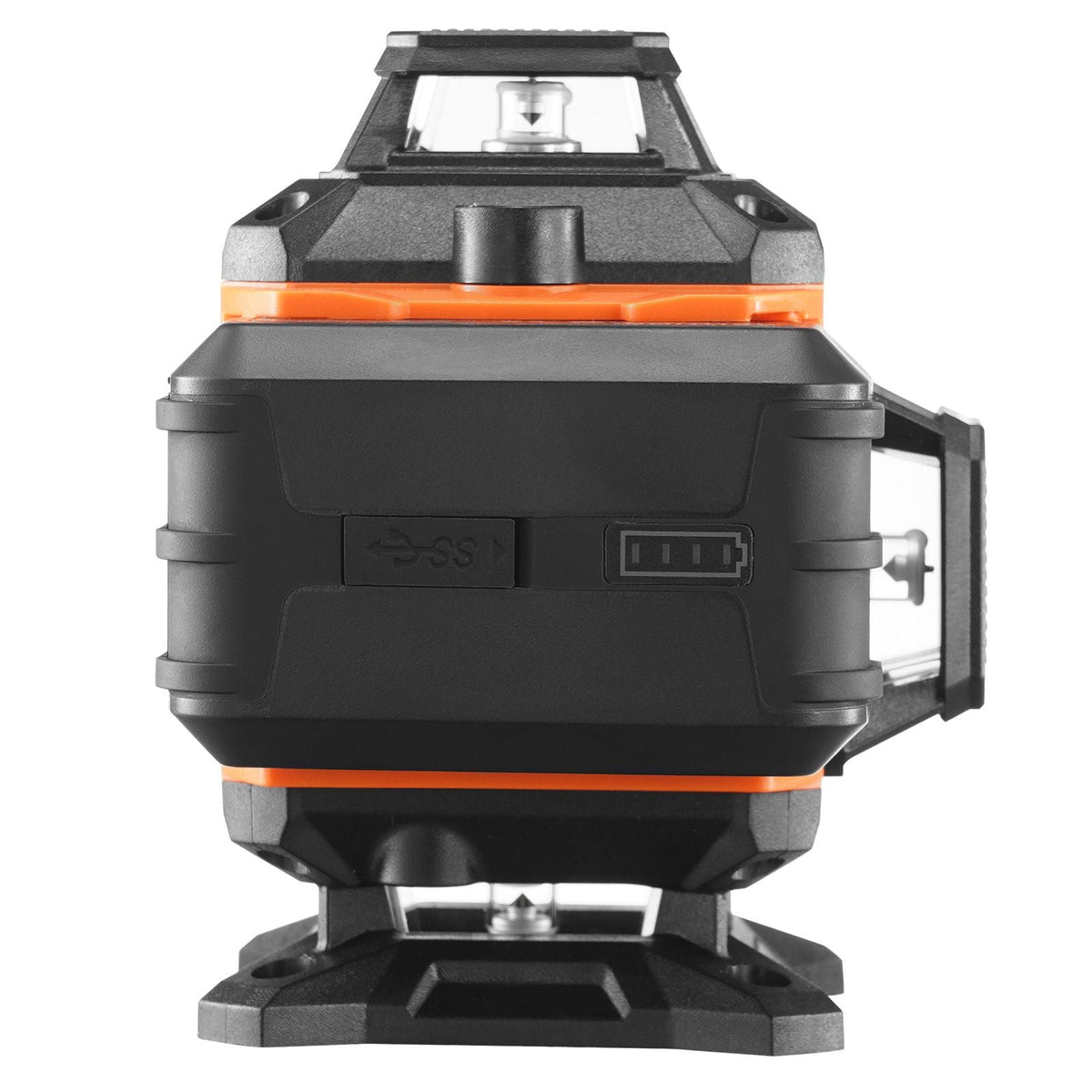Laser Level, 100ft, Self Leveling Manual Green 4 x 360° Cross 16 Line Laser, IP54 Waterproof Remote Control Manual Self-leveling Mode & 5h Continuous Working Time Line Laser, Battery Include