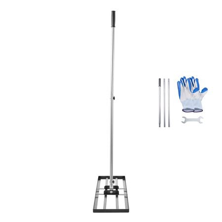 Lawn Leveling Rake, Lawn Leveler with 83.9 in Handle, 36x10 in Ground Plate, Rust-Resistant Carbon Steel Soil Leveler, 3 Heights Adjustable, Effort Saving Lawn Leveling Tool for Yard Golf Court