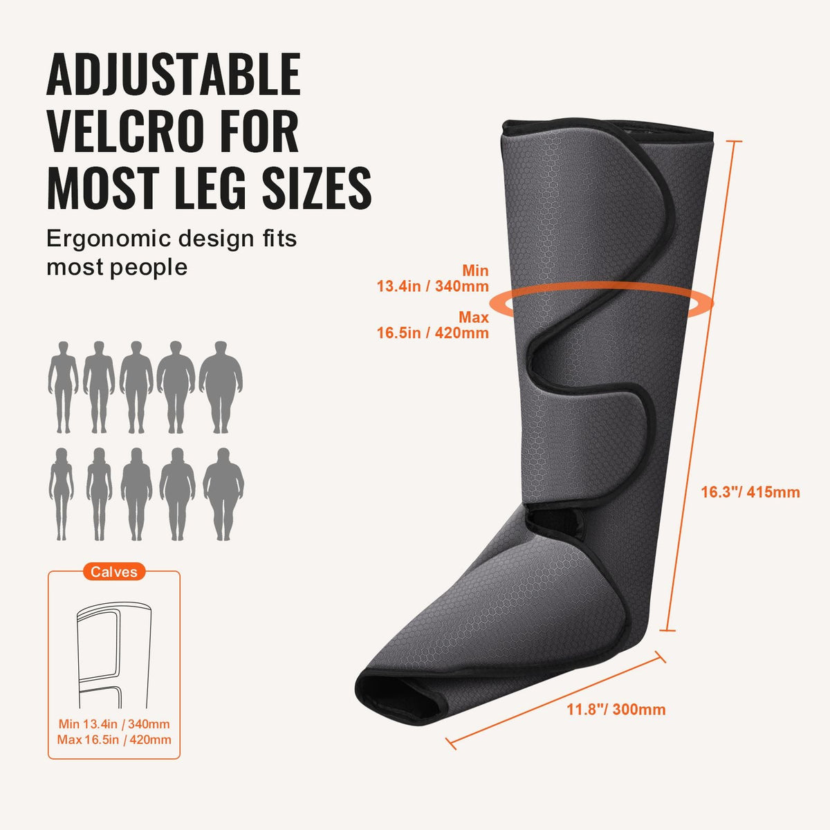 Leg Massager with Air Compression, Foot and Calf Massager with 3 Modes & 3 Intensities, LCD Controller, Compression Massage Boot for Circulation, Swelling and Pain Relief- Great Gift for Mom/Dad