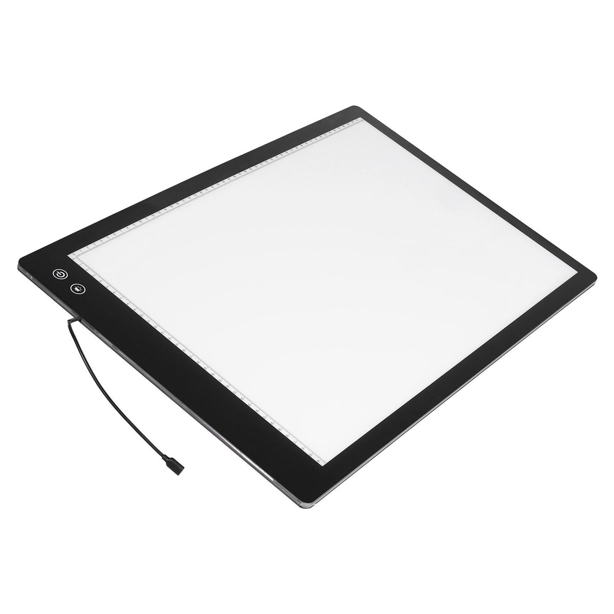 Light Board, A2 LED Light Pad with 6 Level Dimmable Brightness, Rechargeable Light Table for Tracing, Light Box for Diamond Painting, Animation, Sketching, Drawing, Stenciling, Artists (Black)