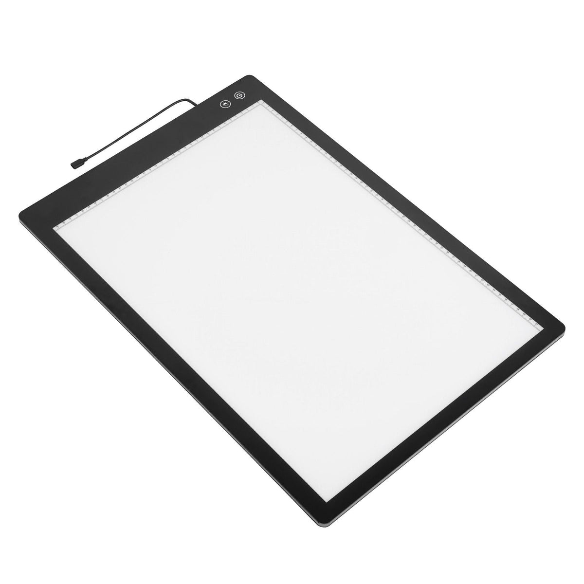 Light Board, A2 LED Light Pad with 6 Level Dimmable Brightness, Rechargeable Light Table for Tracing, Light Box for Diamond Painting, Animation, Sketching, Drawing, Stenciling, Artists (Black)