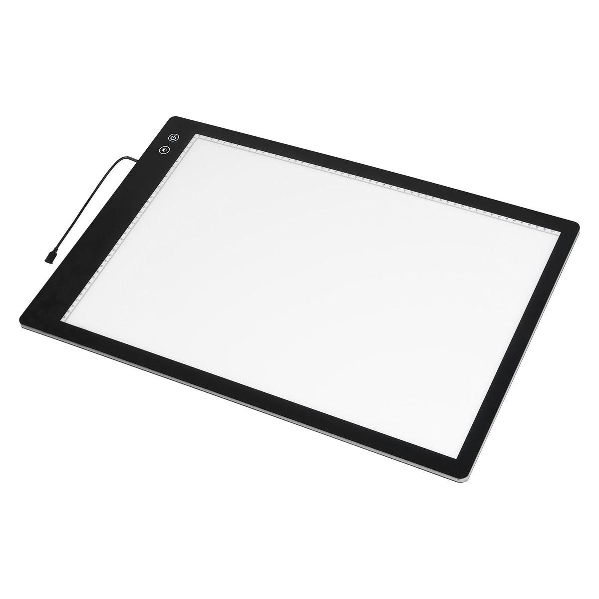Light Board, A2 LED Light Pad with 6 Level Dimmable Brightness, Rechargeable Light Table for Tracing, Light Box for Diamond Painting, Animation, Sketching, Drawing, Stenciling, Artists (Black)