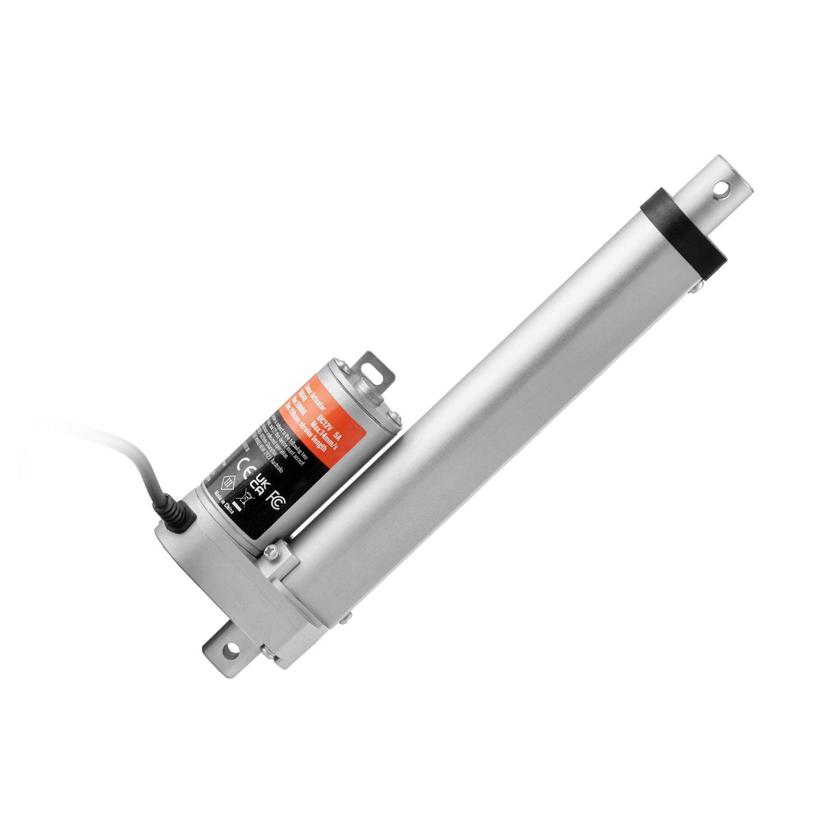 Linear Actuator 12V, 6 Inch High Speed 0.55"/s Linear Actuator, 220lbs/1000N Linear Motion Actuator with Mounting Bracket and IP54 Protection