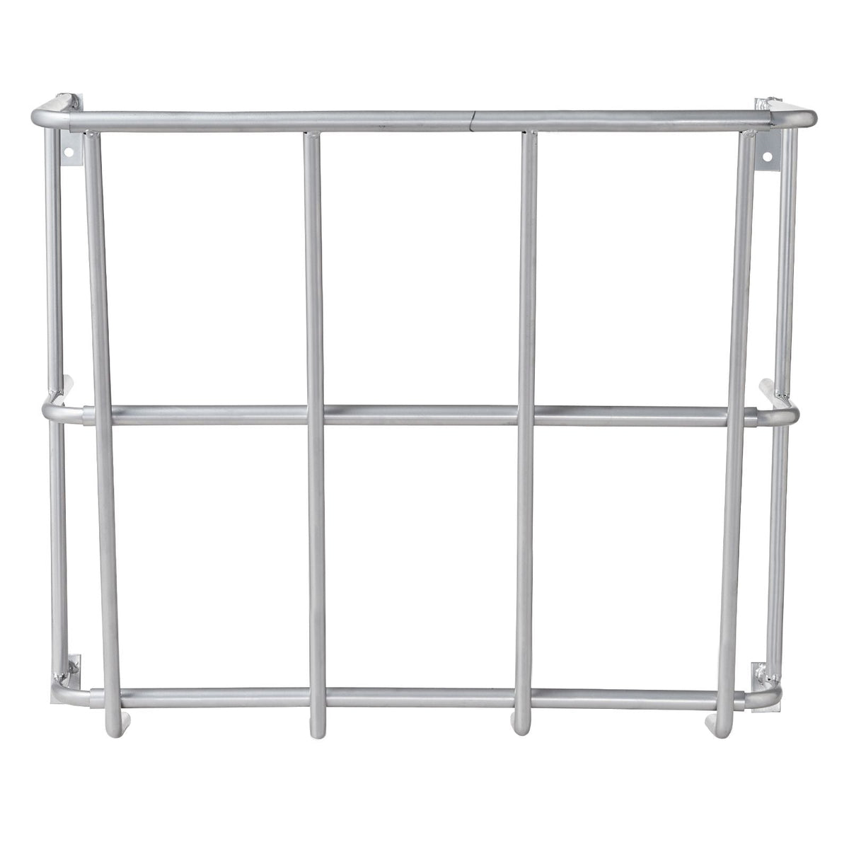Livestock Hay Feeder, 18.5 Gallons Large Capacity, Heavy-Duty Steel Goat Hay Rack, 24.4" Long Wall Mounted Horse Hay Holder, Multiple Sided Feeding Rack for Sheep Farm Livestock Indoor Outdoor