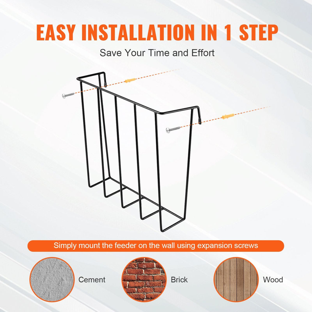 Livestock Hay Feeder, 24 Gallons Large Capacity, 2 Packs Heavy-Duty Steel Goat Hay Rack, 27'' Long Wall Mounted Horse Hay Holder, Multiple Sided Feeding Rack for Sheep Farm Indoor Outdoor