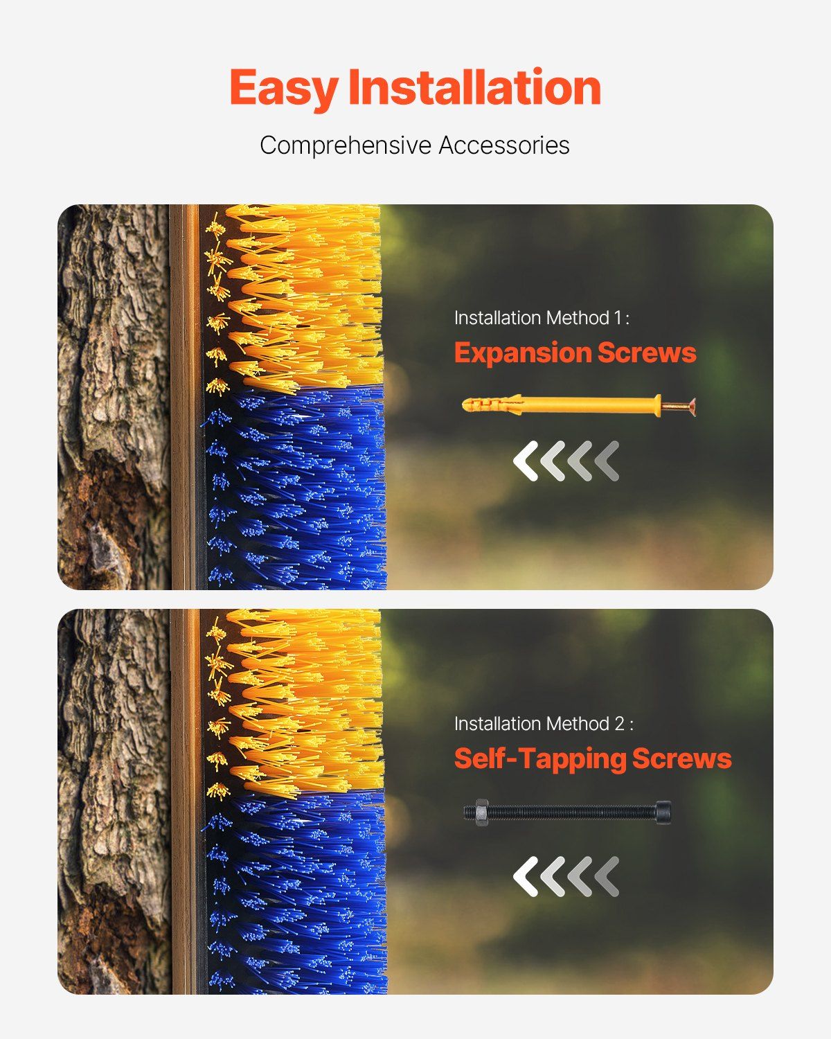 Livestock Scratching Brush 4Pcs Itch Relief Horse Scratcher Brush 17.1 in