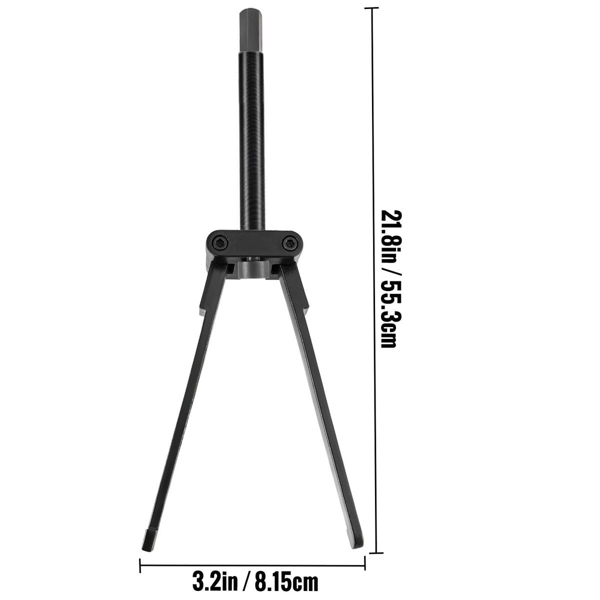 Lower Bearing Carrier Puller, Compatible with Yamaha, Johnson, Evinrude, Honda, Mercury, Robust Steel Marine Lower Bearing Puller with Adjustable Arms, Works for Lower Carrier Bearing Removing