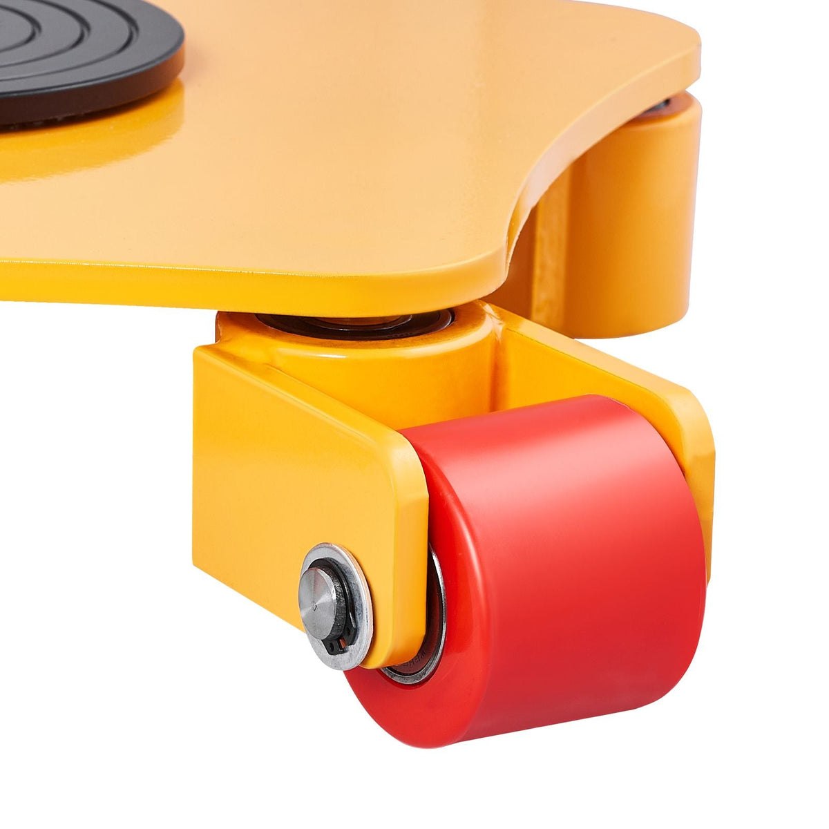 Machine Skate, 8800 lbs Machinery Moving Skate, Machinery Mover Skate with 360° Rotation Cap and PU Swivel Rollers, Heavy Duty Industrial Machinery Mover with Handle for Warehouse, Workshop