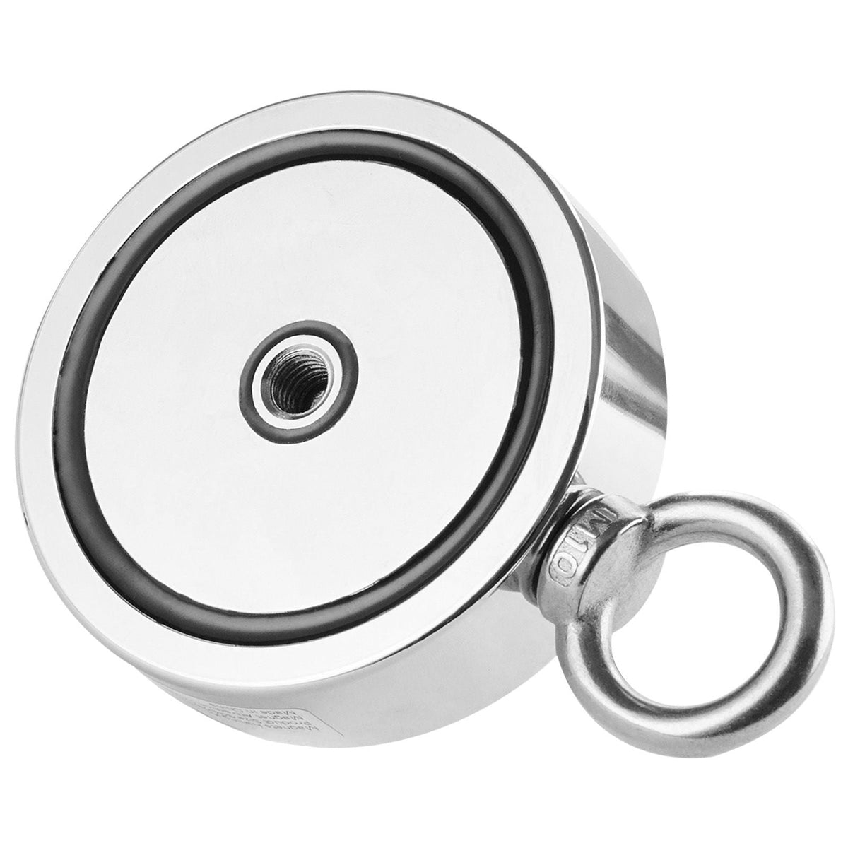 Magnet Fishing Kit, 1700 LBS/771 Kg Double-Sided Pulling Force Strong Magnet Fishing Kit, Rare Earth Neodymium Magnetic Fishing Kit Includes Grappling Hook, Heavy Duty Rope, Gloves and Eyebolt