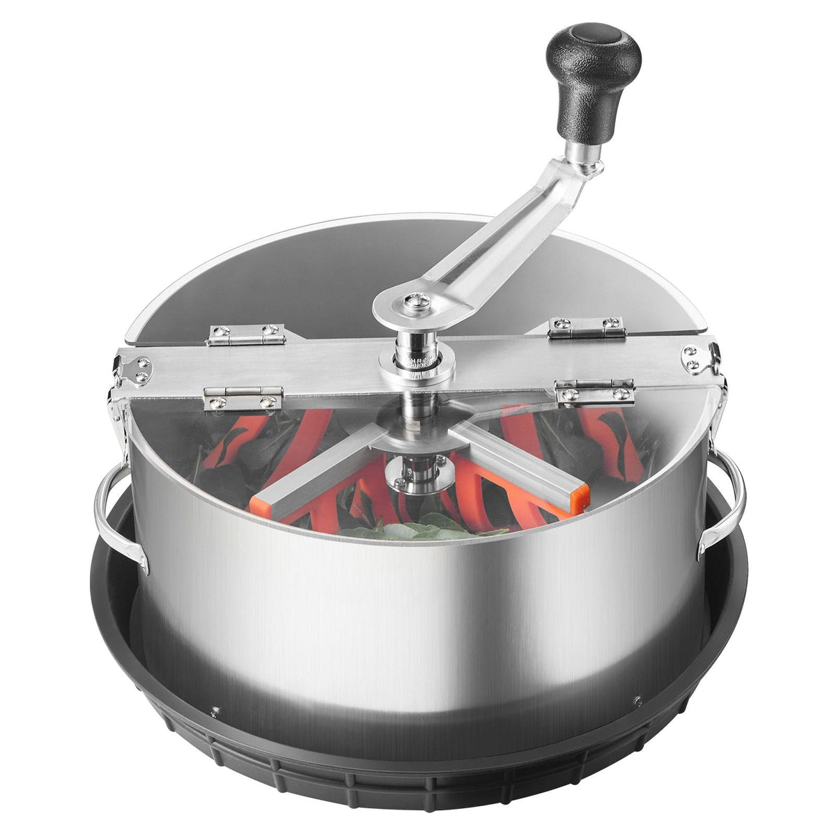 Manual Bud Leaf Trimmer, 12 in Reaper Bowl Bud Trimmer with Stainless Steel Blades, Visual Cutting , Wet & Dry Hydroponic Cutting Machine with Tray, Twisted Spin Cut for Plant Buds Flowers