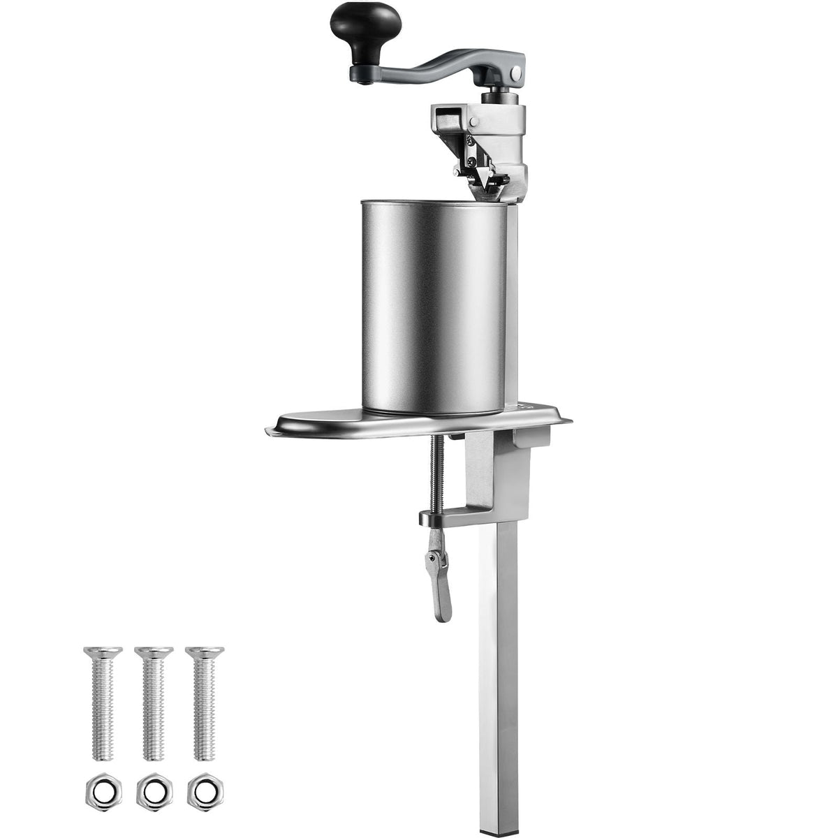 Manual Can Opener, Commercial Table Clamp Opener for Large Cans, Heavy Duty Can Opener with Base, Adjustable Height Industrial Jar Opener For Cans Up to 11.8" Tall, for Restaurant Hotel Home Bar