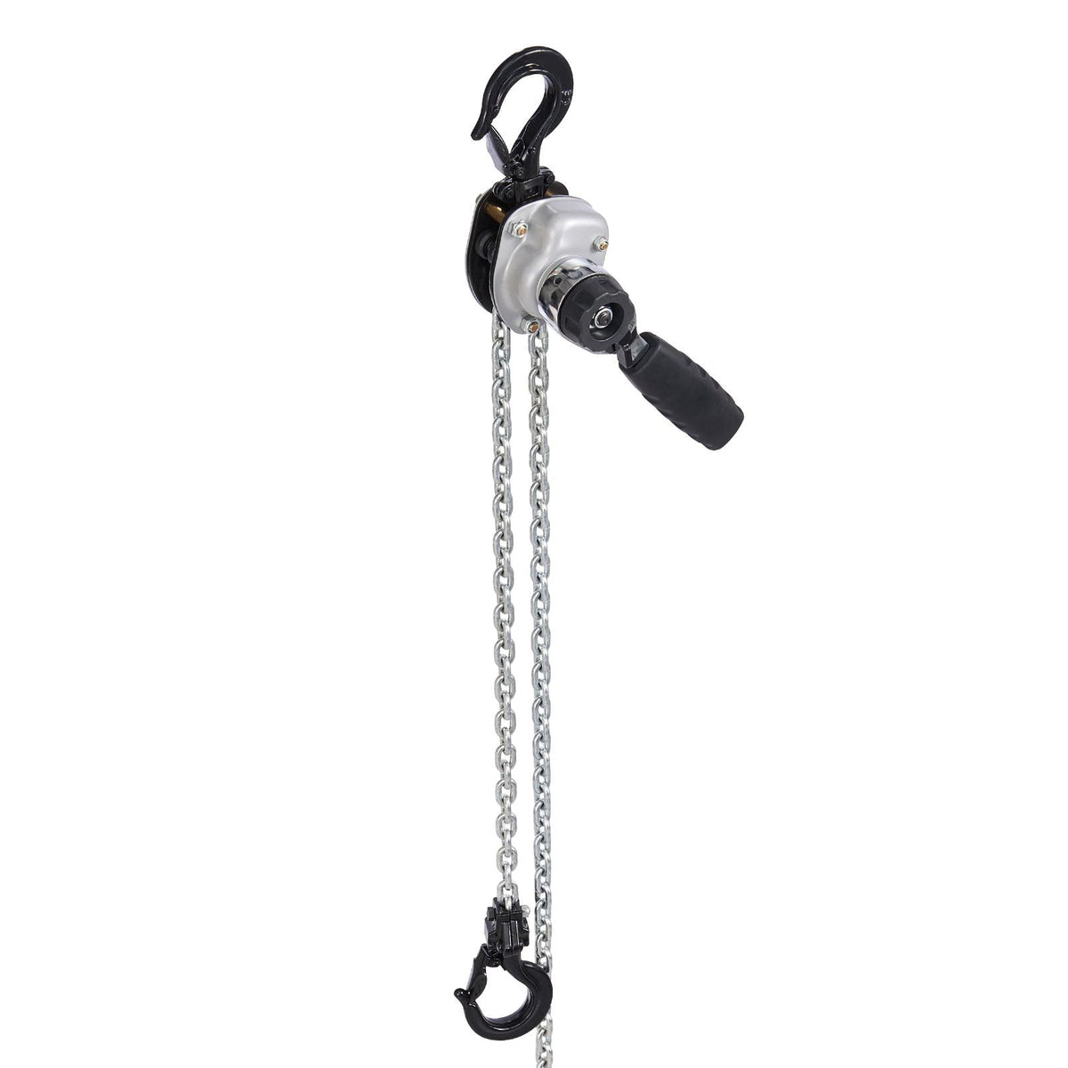 Manual Lever Chain Hoist, 1/2T 1100LBS Capacity Heavy Duty Come Along, 5FT Lift G80 Alloy Steel Chain With Dual Pawl Mechanical Brake,360°Rotating Hooks, for Warehouse Construction Garage