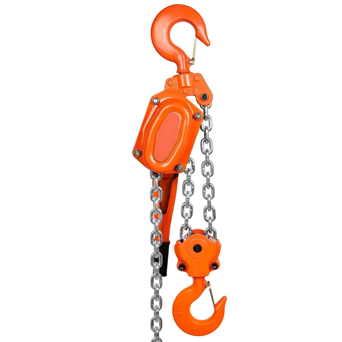 Manual Lever Chain Hoist, 6 Ton 13200 lbs Capacity 20 FT Come Along, G80 Galvanized Carbon Steel with Weston Double-Pawl Brake, Auto Chain Leading & 360° Rotation Hook, for Garage Factory Dock
