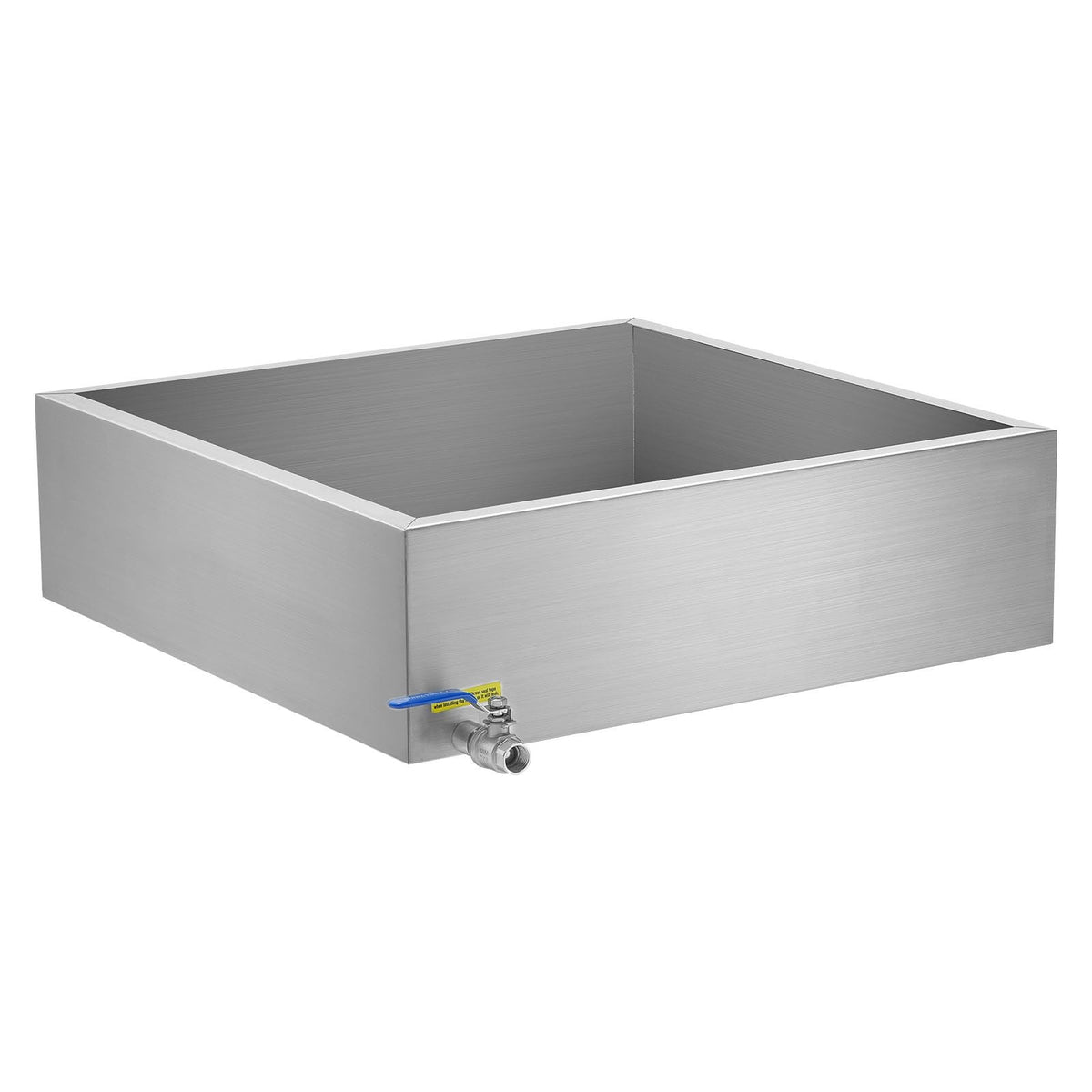Maple Syrup Evaporator Pan, 17.5 Gallon, 254 Cups of 8.8oz Maple Syrup, Flat Evaporator Pan with 1 Valve and 3 Heating Methods, 304 Stainless Steel Maple Syrup Pan for Home, Outdoor