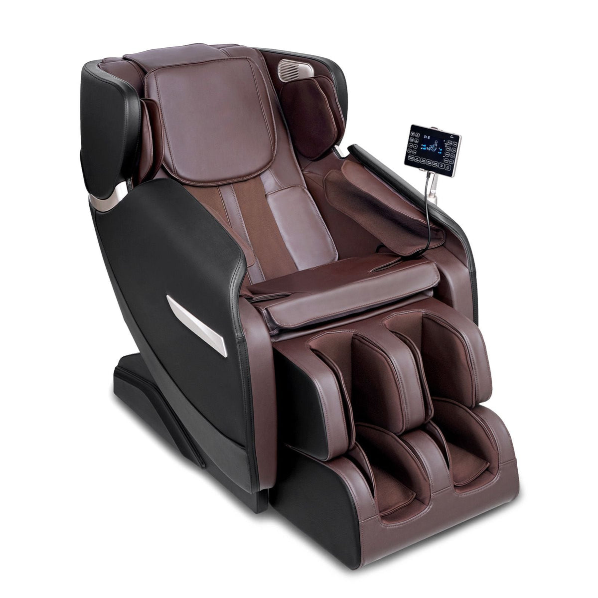 Massage Chair - Full Body Zero Gravity Recliner with Multi Auto Modes, 3D Shiatsu, Heating, Bluetooth Speaker, Airbag, Foot Roller, and Touch Screen