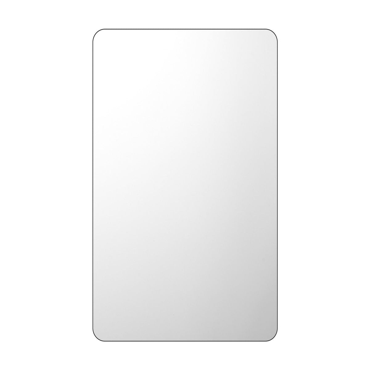 Medicine Cabinet, 16.5 x 27.5 inch, Medicine Cabinet for Bathroom with Mirror, Aluminum Frame Bathroom Wall Cabinet, 3-layer Adjustable Shelves, Recessed & Wall-mounted Installation