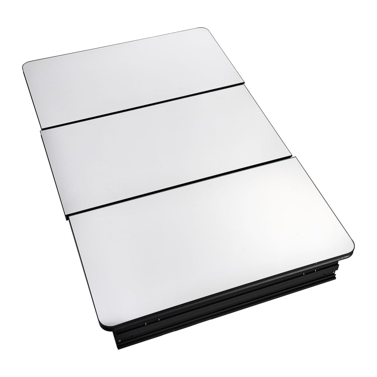 Medicine Cabinet, 25.5 x 40 inch, Medicine Cabinet for Bathroom with Mirror, Aluminum Frame Bathroom Wall Cabinet, 4-layer Adjustable Shelves, Recessed & Wall-mounted Installation