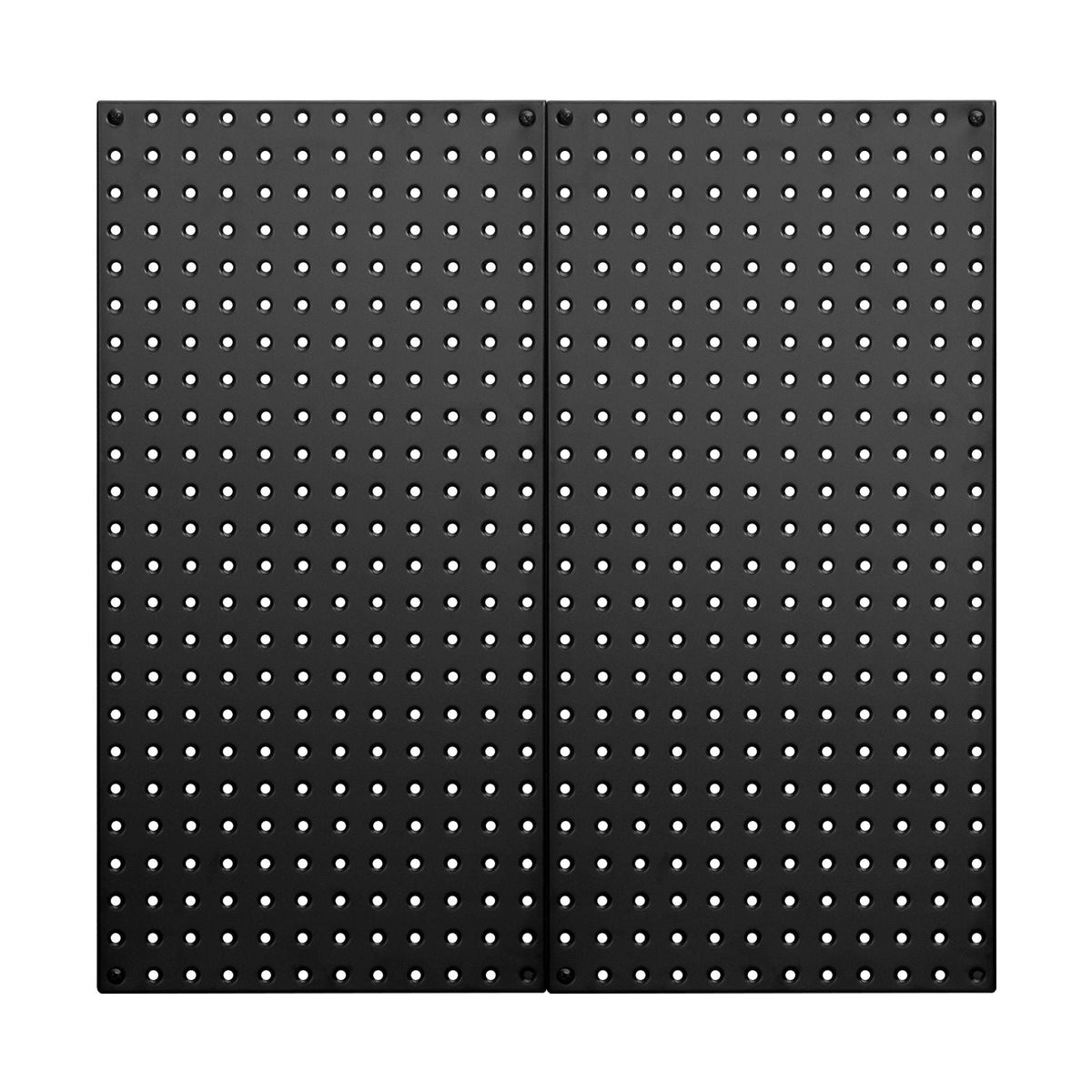 Metal Pegboard Panels, 32" x 16" Pegboard, 2 Panels, Heavy Duty Steel Peg Board Wall Organizer, for Living Room Garage Tool Storage Workbench Office Organization Craft Room Kitchen Home, Black