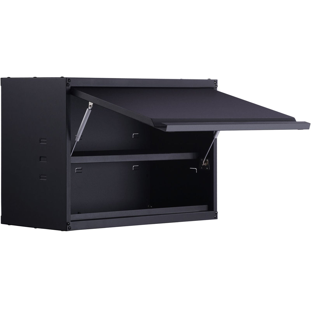 Metal Storage Cabinet, 120lbs Load Capacity per Shelf, 20'' Tall Wall-Mounted Powder-Coating Steel Garage Cabinet with Adjustable Shelf, Press to Lock & Open Door, Perfect for Office Home Garage