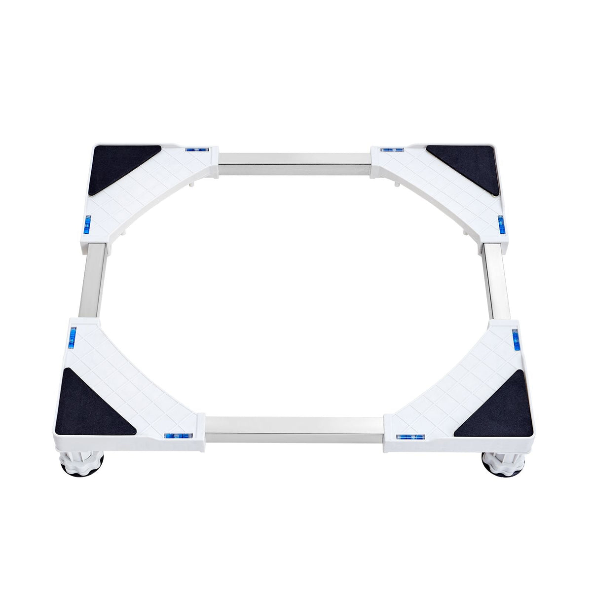 Mini Fridge Stand Universal Laundry Pedestal, Adjustable with 4 Strong Feet, Washing Machine Base Multi-Functional for Washer And Dryer, 15"-24.2"W Expandable