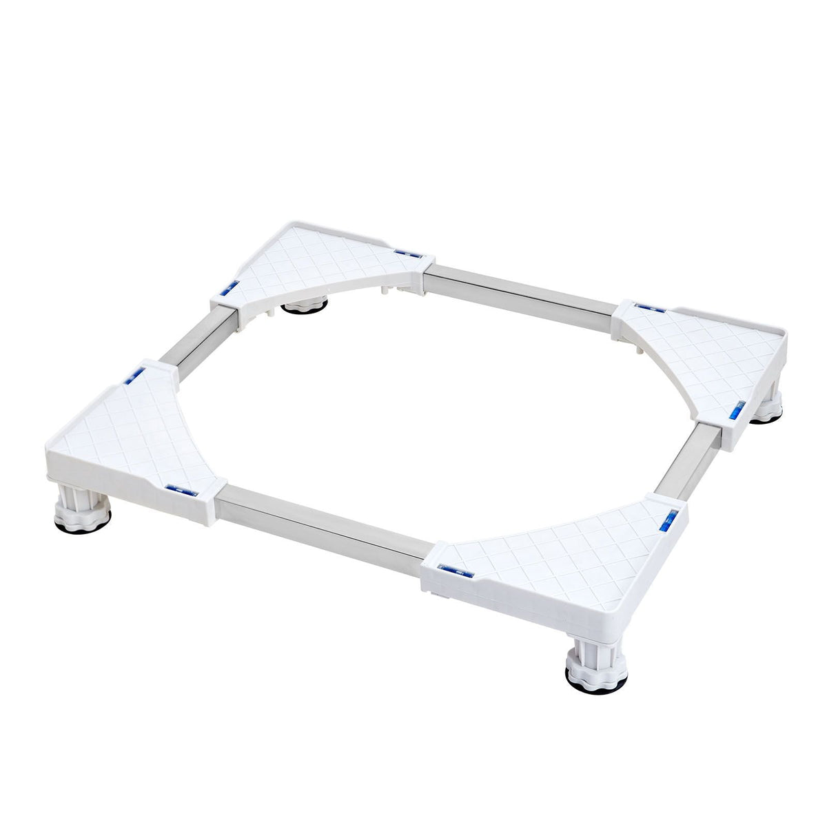 Mini Fridge Stand Universal Laundry Pedestal, Adjustable with 4 Strong Feet, Washing Machine Base Multi-Functional for Washer And Dryer, 15"-24.2"W Expandable