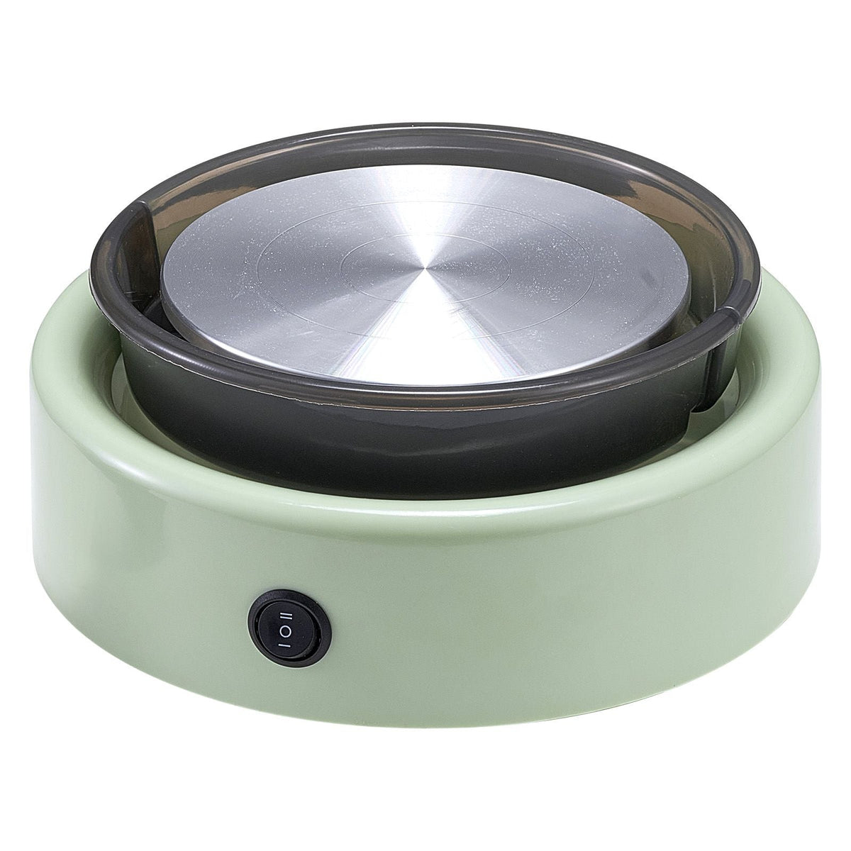 Mini Pottery Wheel, 6 inch Turntable, Forward and Reverse Rotation, Adjustable Speed, Electric Clay Wheel for Kids and Beginners, with Shaping Tools, for Home DIY, Pottery Classes, Green