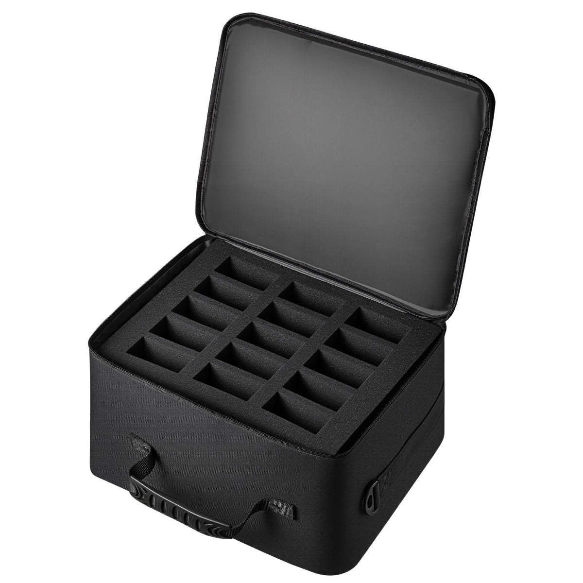 Miniature Storage Carrying Figure Bag, Fits for 1:500-1:750 Scale Models, Miniature Transport Bag with Adjustable Shoulder Strap, 3 Foam Layers for Large Storage Capacity (Minis Not Included)
