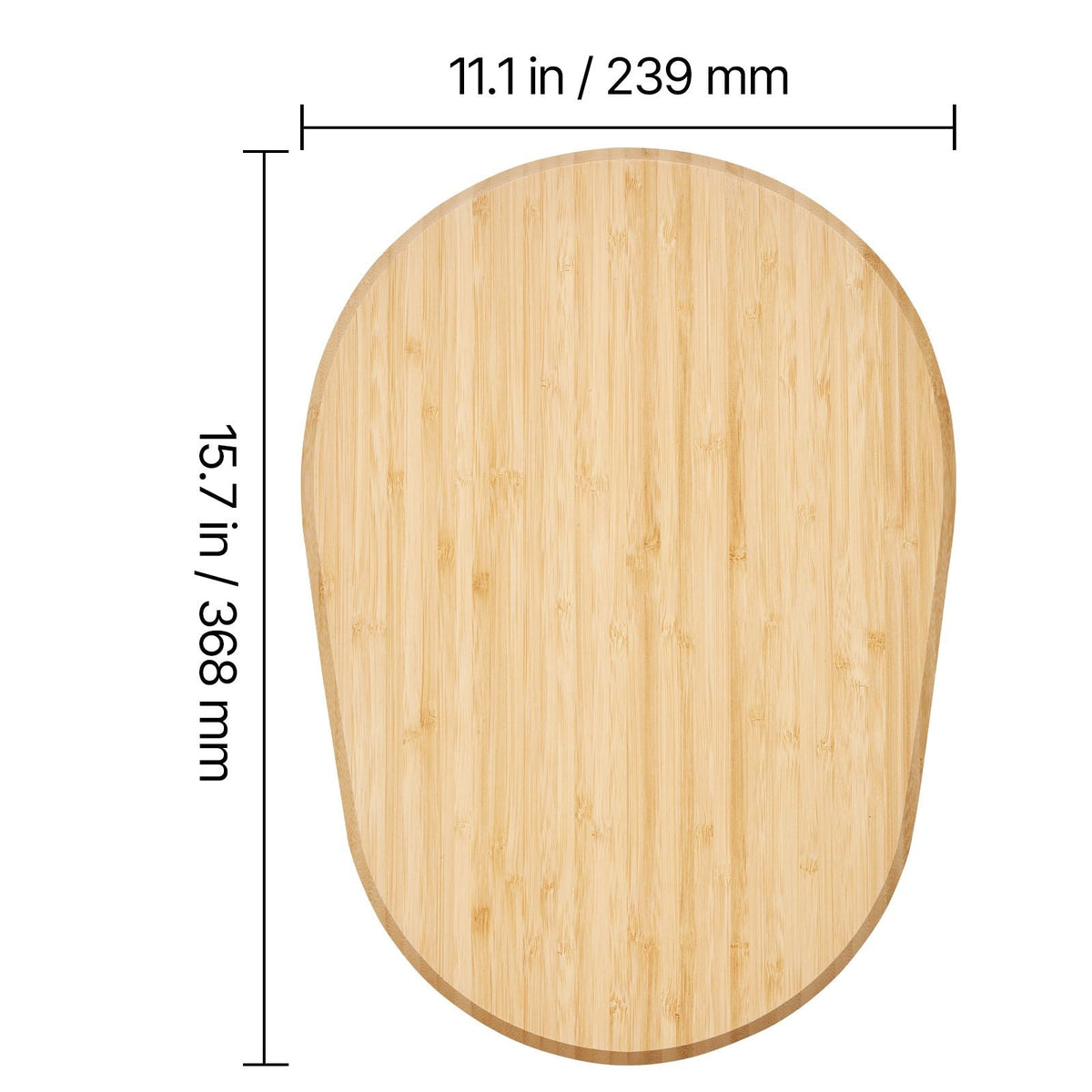 Mixer Slider, Oval 15.7 x 11.1-inch, Appliance Slider Compatible with Tilt Head 5.5-8 Qt Stand Mixer, PTFE Feet, Kitchen Countertop Storage Mover Sliding Tray, Natural Wood