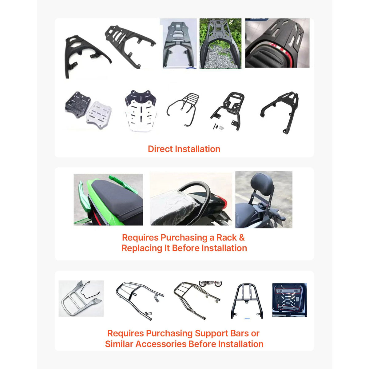 Motorcycle Top Case, 65L Universal Aluminum Hard Motorcycle Tail Case, Waterproof Detachable Motorbike Top Box with Security Lock & Leather Liner for Helmets Storage