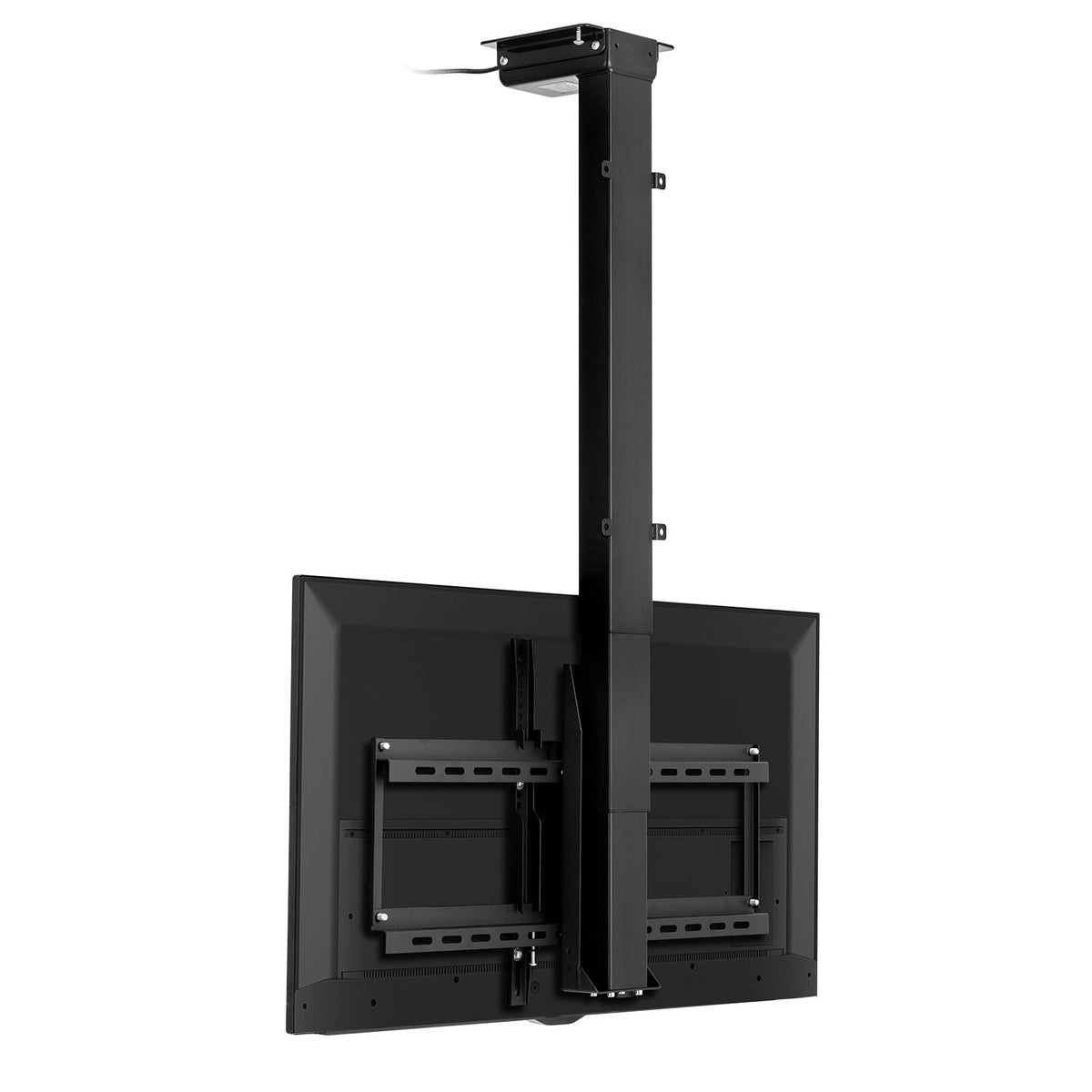 Motorized Ceiling TV Mount, TV Wall Mount for 32 to 55 Inch TV, Electric Adjustable Ceiling TV Mount, Motorized Flip Down TV Mount Bracket with Max VESA 24 x 16 in, Fits TVs Up to 120 lbs