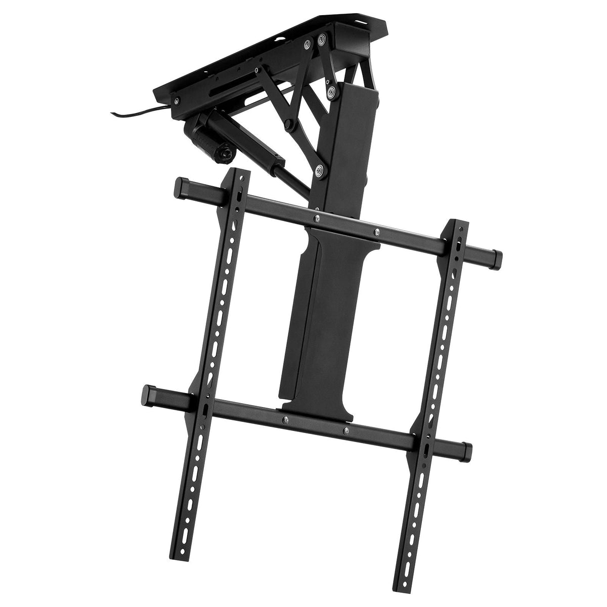 Motorized Ceiling TV Mount, TV Wall Mount for 32 to 65 Inch TV, Electric Adjustable Ceiling TV Mount, Motorized Flip Down TV Mount Bracket with Max VESA 24 x 24 in, Fits TVs Up to 88 lbs