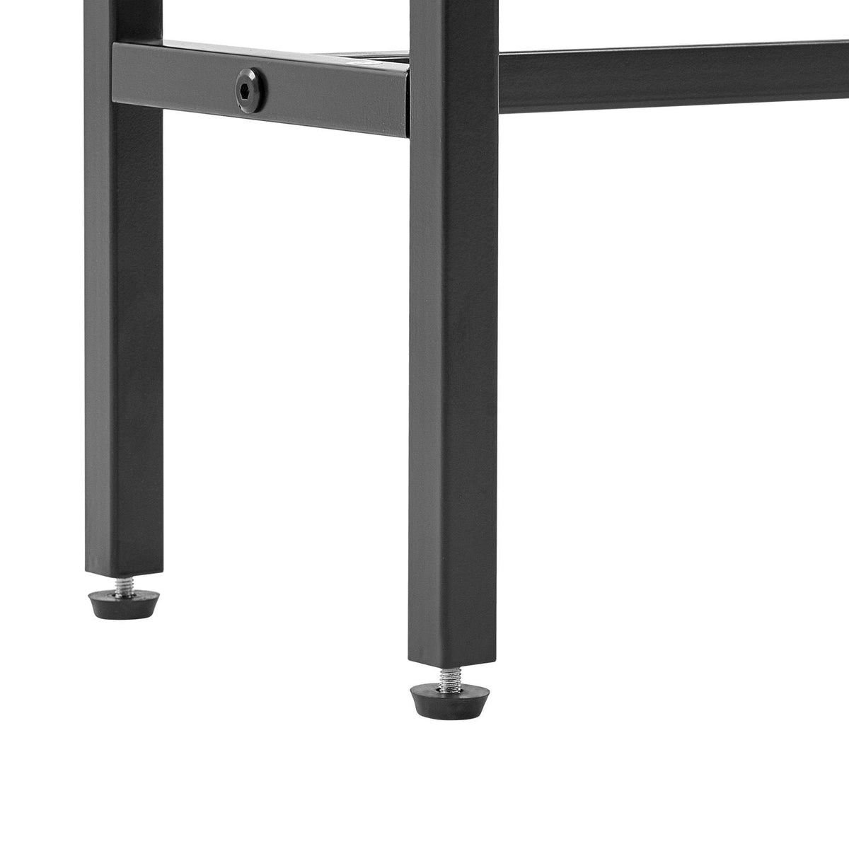 Narrow Console Table, 70.9" Behind Couch Table with Power Outlets, 1-Tier Long Entryway Table, Narrow Sofa Table with Metal Frame and Charge Station, for Entryway, Hallway, Living Room
