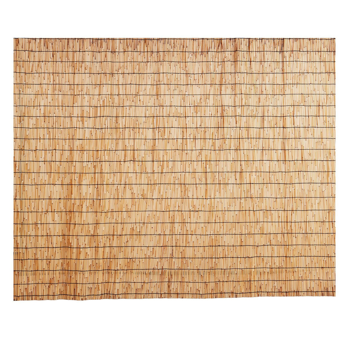 Natural Reed Fencing, 4 ft x 16.4 ft, Reed Screen Curtain Balcony Reed Fence Roll for Outdoor Backyard Patio, Decorative Fence for Backyard Garden Fencing Divider, Privacy Screen Panel Curtain