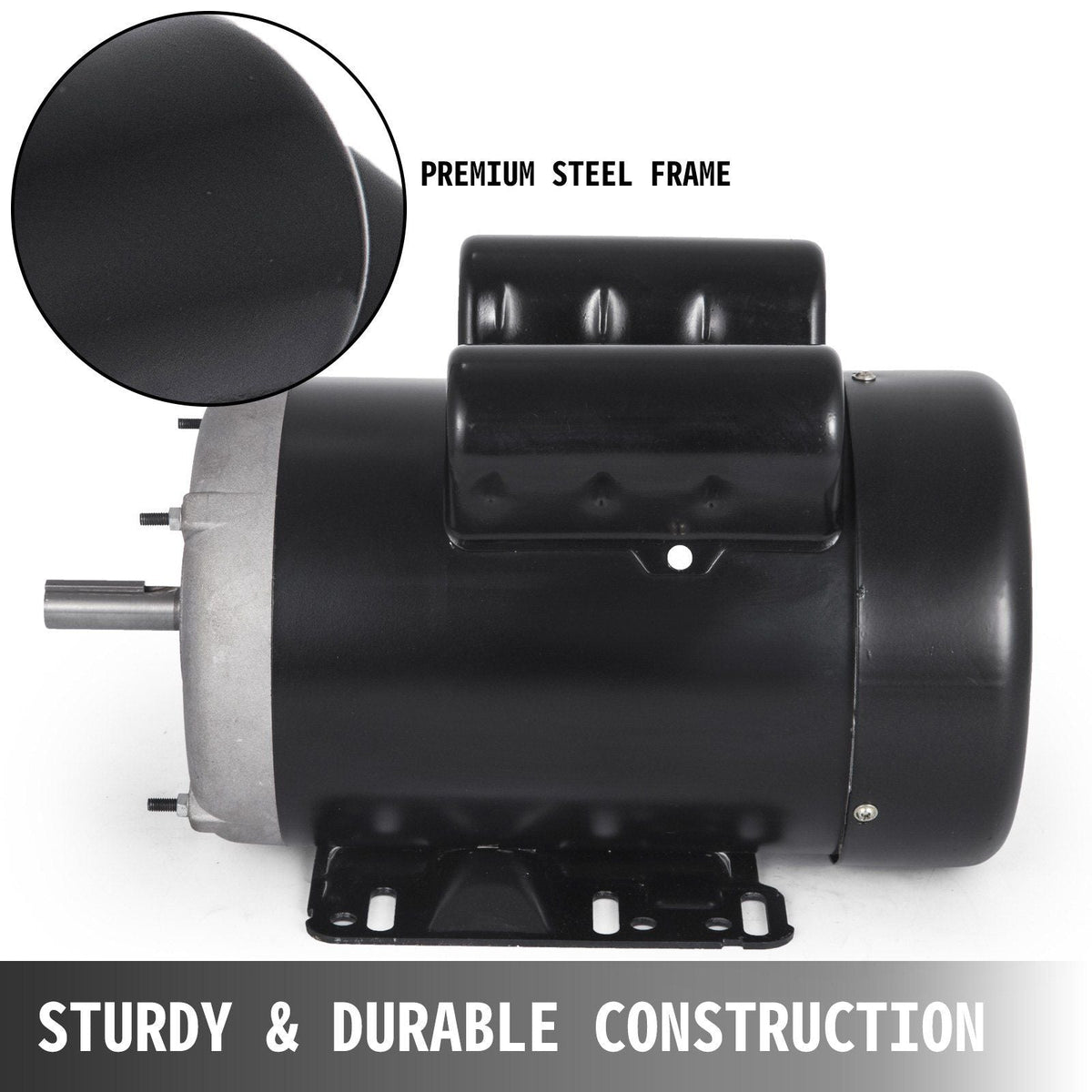New 1.5Hp Electric Motor 56 Frame Single Phase TEFC 3450RPM 115/230V 121556