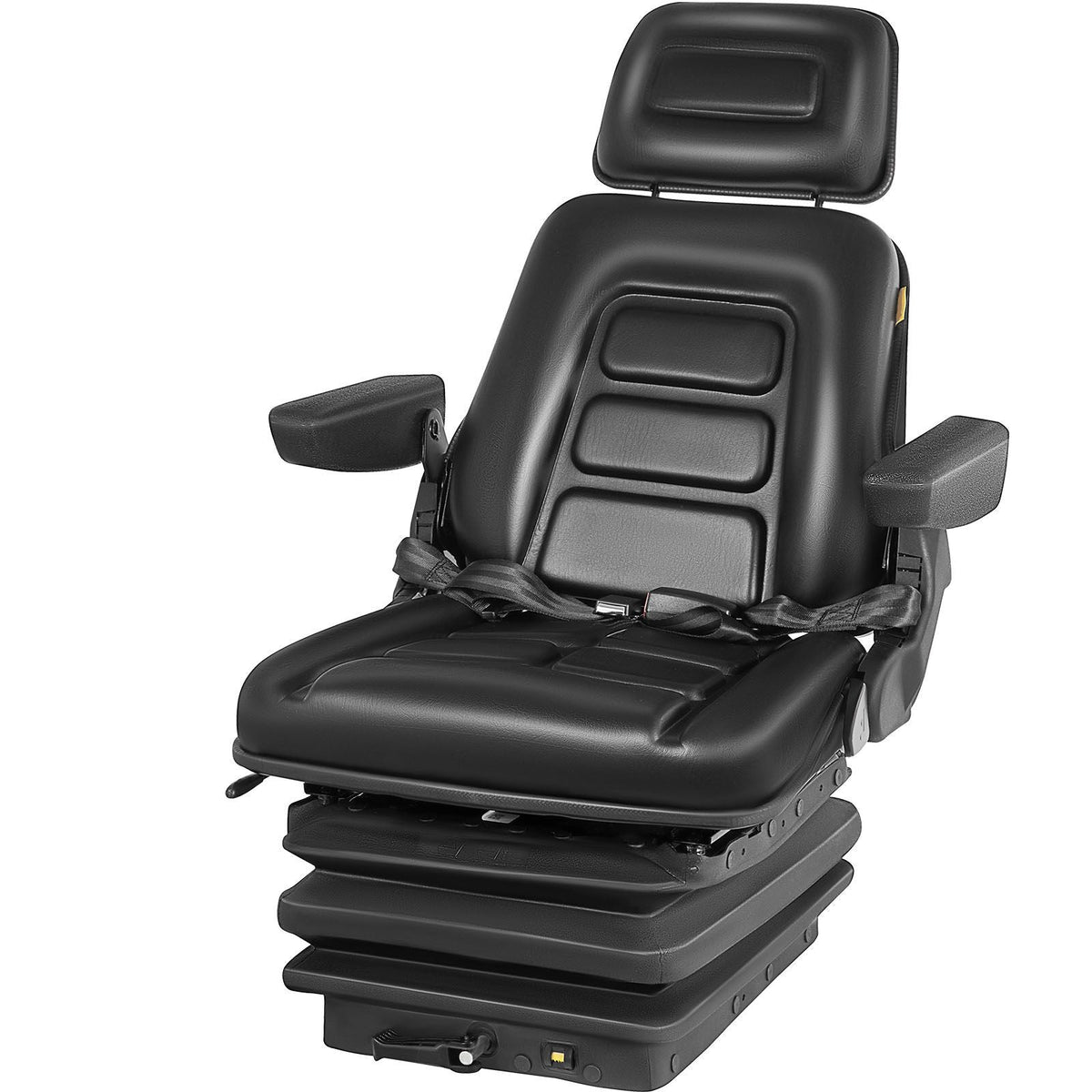 NEW LOW PROFILE SUSPENSION SEAT WITH ARMREST DOZER BACKHOE TRACTOR SKIDSTEER