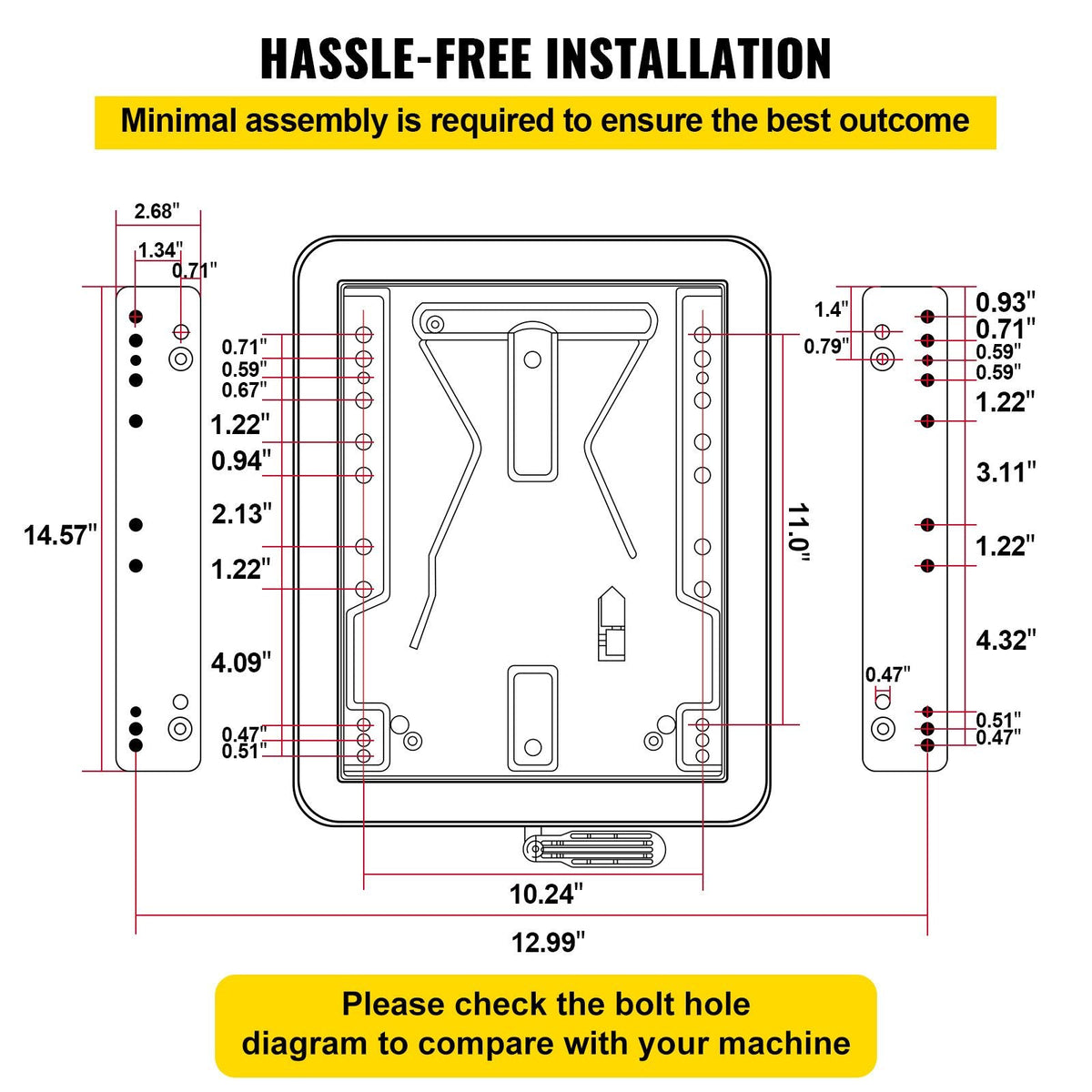 NEW LOW PROFILE SUSPENSION SEAT WITH ARMREST DOZER BACKHOE TRACTOR SKIDSTEER