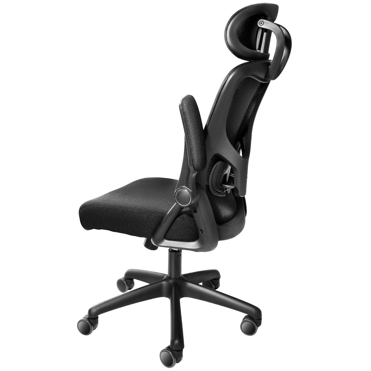 Office Chair with Adjustable Lumbar Support, High Back Ergonomic Desk Chair with Adjustable Headrest, Ergonomic Office Chair Backrest with 2D Armrest, Computer Chair for Home, Office