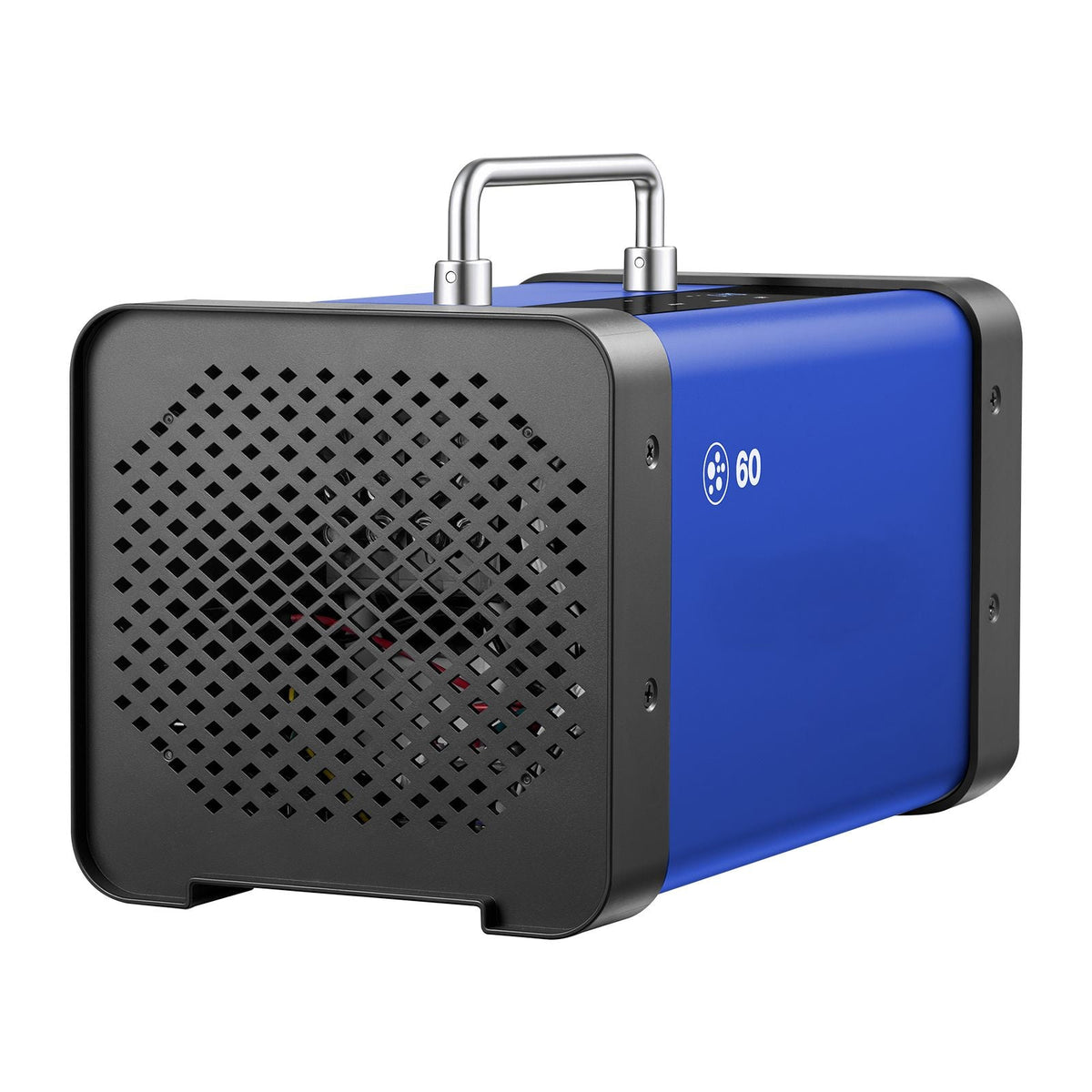 Ozone Generator, 60000mg/h Commercial Ozone Machine, with 15s Delayed Start & Dual-Hose Water Mode & LCD Touchscreen, Industrial Deodorizer for Car, Smoke, Home Odors, Up to 4800 sq.ft