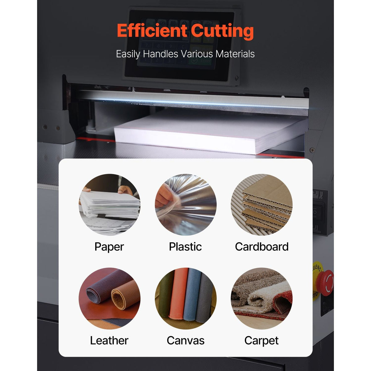 Paper Cutter Blade, Heavy Duty Steel Blade Replacement Suitable for Professional Cutter E490T, Paper Trimmer Machine Spare Blade,560 x 56 x 8 mm