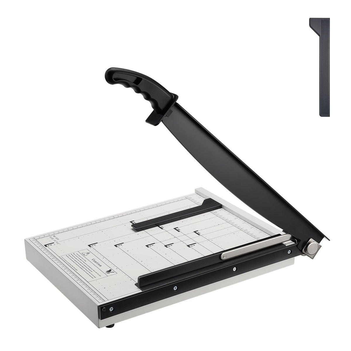 Paper Cutter, Guillotine Trimmer, 15" Cut Length, 16 Sheets Capacity, Heavy Duty Guillotine Paper Cutter with Guard Rail/Blade Lock for Cardstock/Cardboard, Paper Trimmer for Home Office School