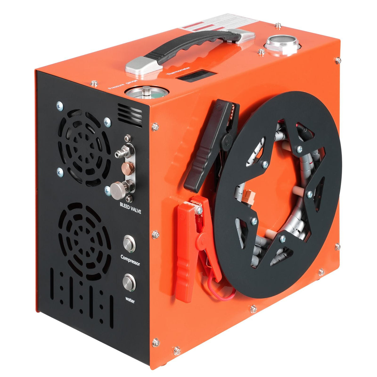 PCP Air Compressor, 4500PSI/30Mpa Portable PCP Airgun Compressor - Built-in Water and Fan Cooling System, Auto-Stop | DC12V/AC120V Paintball Tank Compressor for Air Rifle, Scuba Diving Bottle