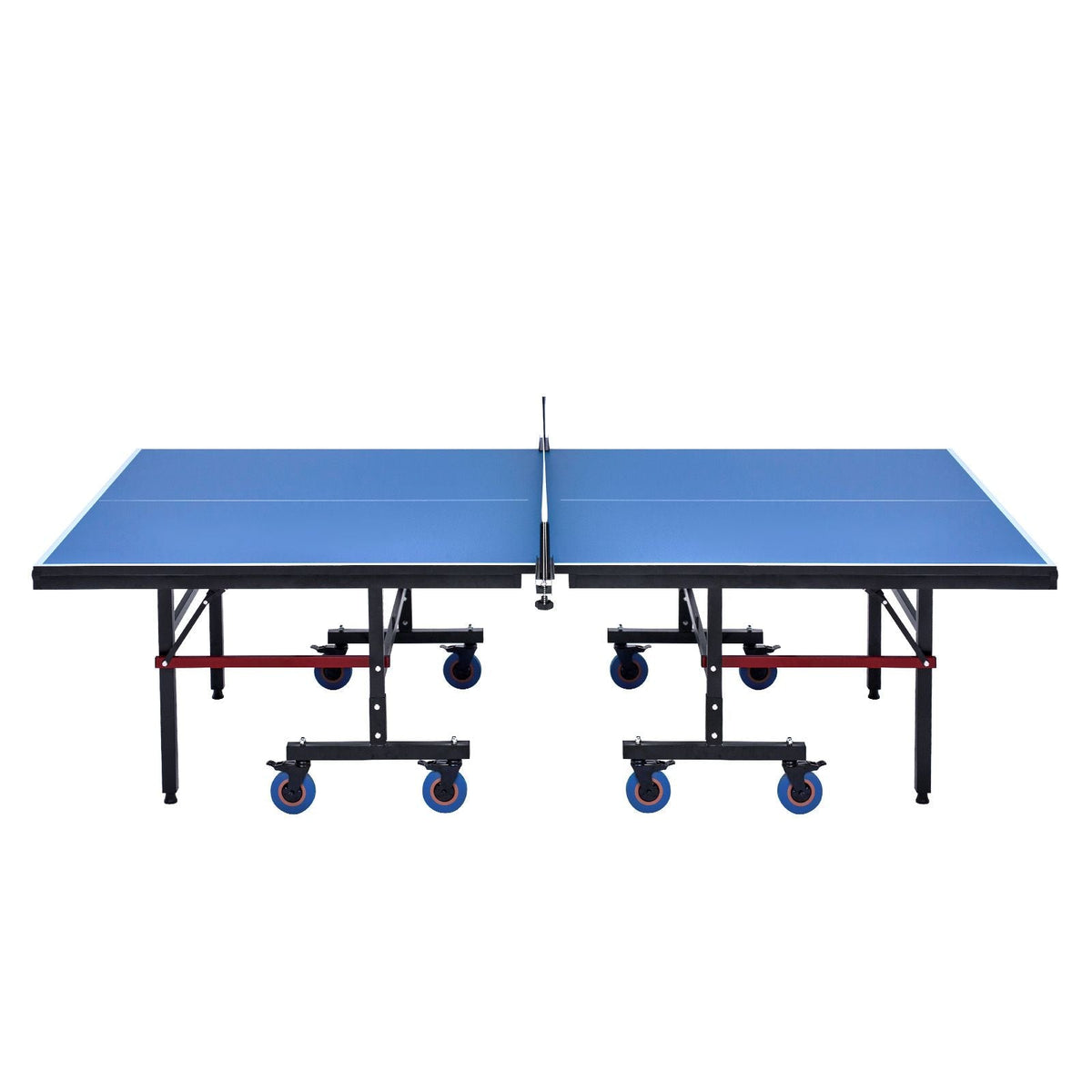 Ping Pong Table, Professional Table Tennis Game, Indoor MDF Portable Table Tennis Table, Foldable Ping Pong Table with Quick Clamp Net and Lockable Wheel, 10 Minute Easy Assembly, 25mm Tabletops
