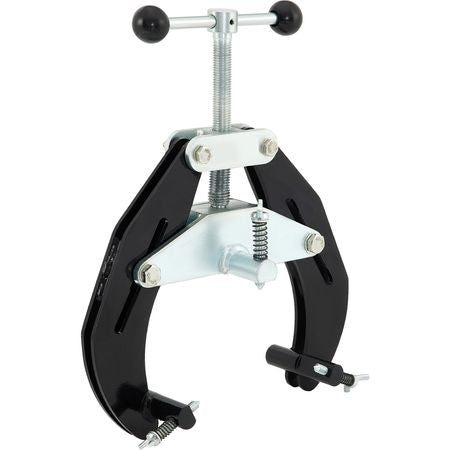Pipe Clamp, 2 to 6 in, High Strength Ultra Clamp with Quick Acting Screws, Steel Pipe Alignment Tool with Lightweight Design, Black