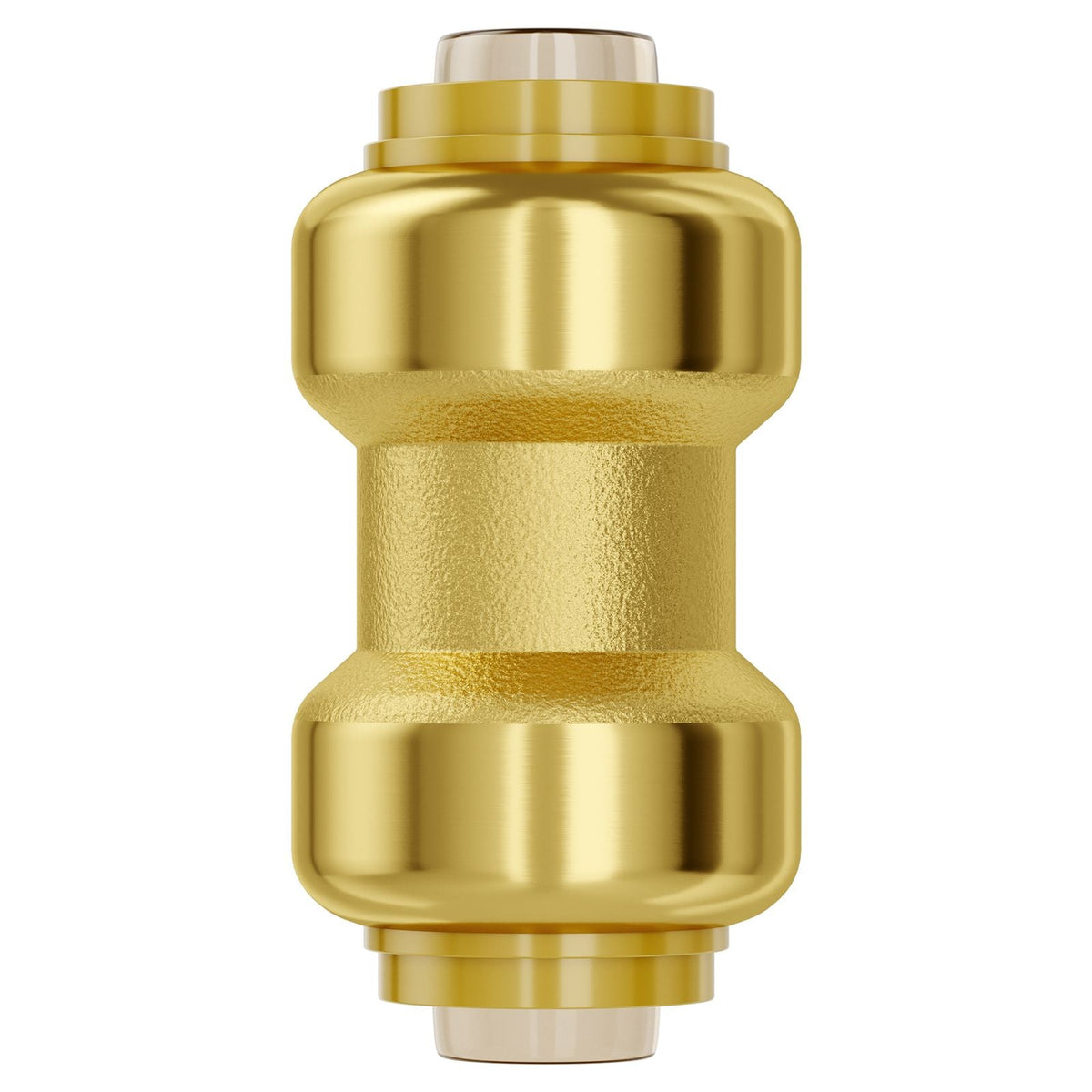 Pipe Fittings, 3/4" 12PCS Brass Pipe Fittings, Straight-Through Push-Fit Pipe Connector Brass Air Fittings, Heavy Duty Plumbing Fittings Adapter for Heating/Shower Systems, Water Pipes
